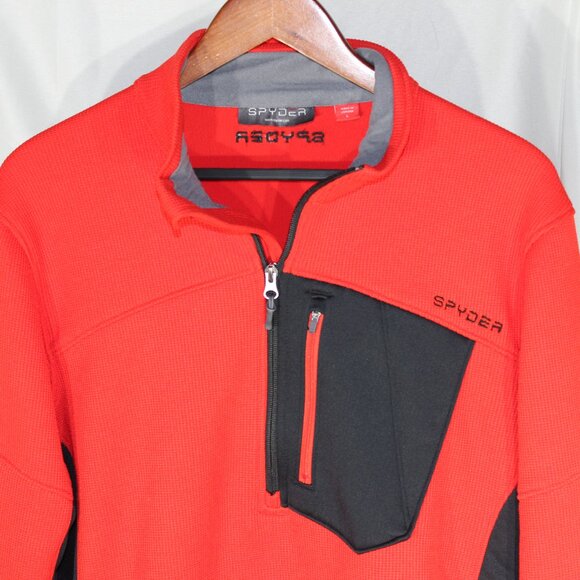 Spyder Men's Bandit Hybrid 1/2 Zip Mid Layer Jacket - size L - Picture 2 of 8